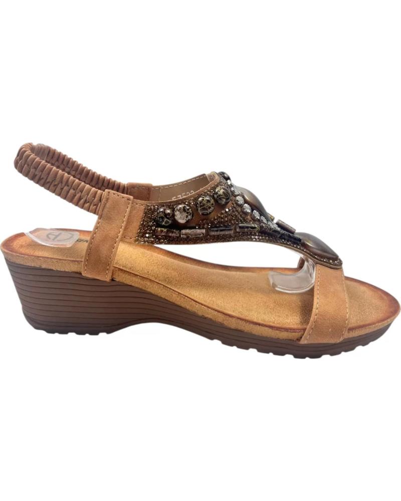TIMBOS SANDALIA CUNA COMODA DE MUJER CAMEL 132975 MARRóN
