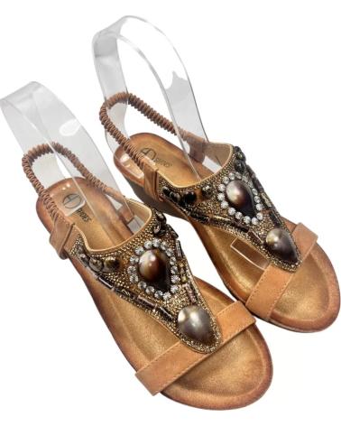 TIMBOS SANDALIA CUNA COMODA DE MUJER CAMEL 132975 MARRóN