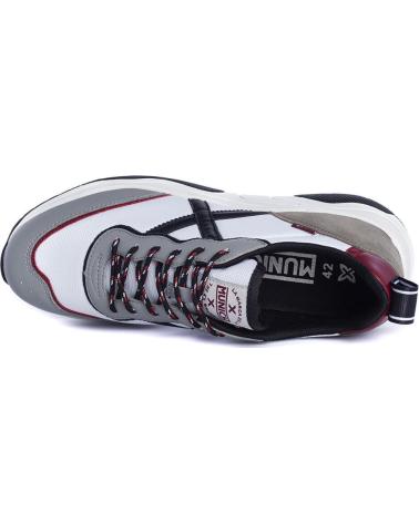 Esportes  de Mulher e Homem e Menina e Menino MUNICH WAVE 85 BLANCO-BURDEOS