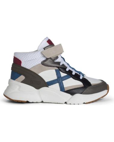 Sneaker MUNICH  für Mädchen und Junge MINI TRACK BOOT VCO 08  BLANCO