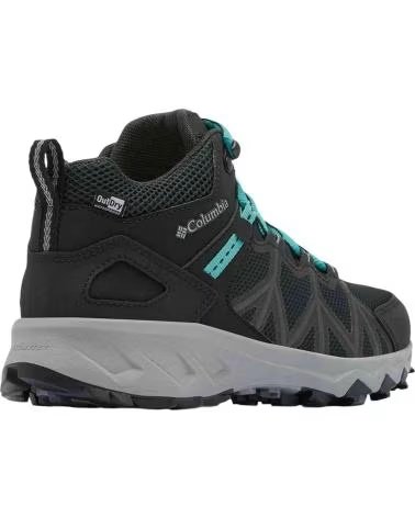 COLUMBIA ZAPATILLAS DE TREKKING BOTAS PEAKFREAK II MID OUTDRY NEGRO AZUL EN NEGRO PARA MUJER