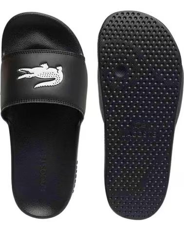 LACOSTE Chanclas 49Cfa0042-312 en blk-wht para mujer BLK-WHT