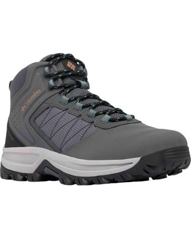 COLUMBIA ZAPATILLAS BOTAS TRANSVERSE HIKE WATERPROOF GRIS EN GRIS PARA UNISEX OSCURO