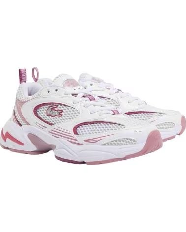 LACOSTE Zapatillas Storm 96 2K 126 2 Sfa en blanco para mujer WHT-LT PURP