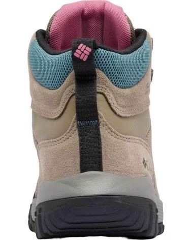 COLUMBIA ZAPATILLAS DE TREKKING BOTAS BURNSIDER WATERPROOF MARRON CLARO EN BEIGE PARA MUJER