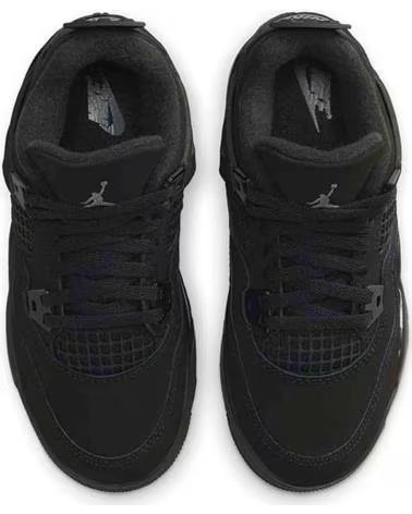 JORDAN ZAPATILLAS AIR 4 RETRO OG PS BLACK CAT EN NEGRO PARA NINOS