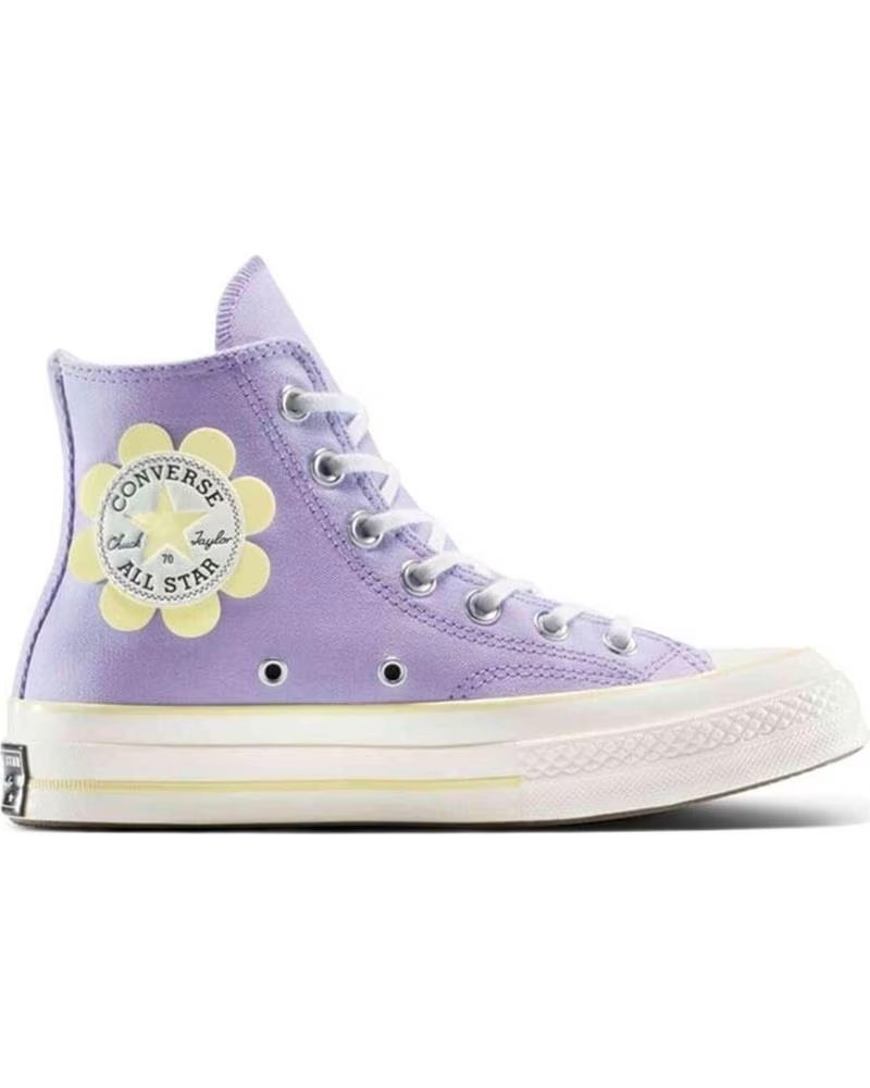 CONVERSE ZAPATILLAS CHUCK 70 HI FLOWER PATCH EN MORADO PARA UNISEX