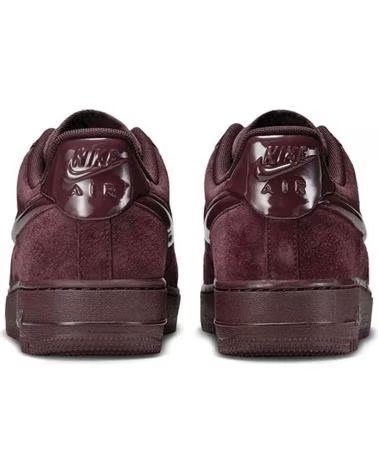 NIKE ZAPATILLAS AIR FORCE 1 07 W BURGUNDY CRUSH EN ROJO PARA MUJER