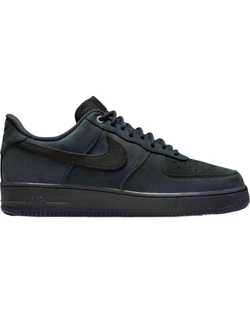 NIKE ZAPATILLAS AIR FORCE 1 07 WB BLACK EN NEGRO PARA HOMBRE