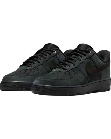 NIKE ZAPATILLAS AIR FORCE 1 07 WB BLACK EN NEGRO PARA HOMBRE