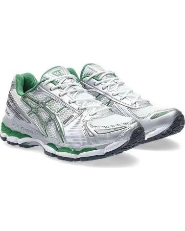 ASICS ZAPATILLAS GEL KAYANO 121 SILVER GREEN BLANCO HOMBRE