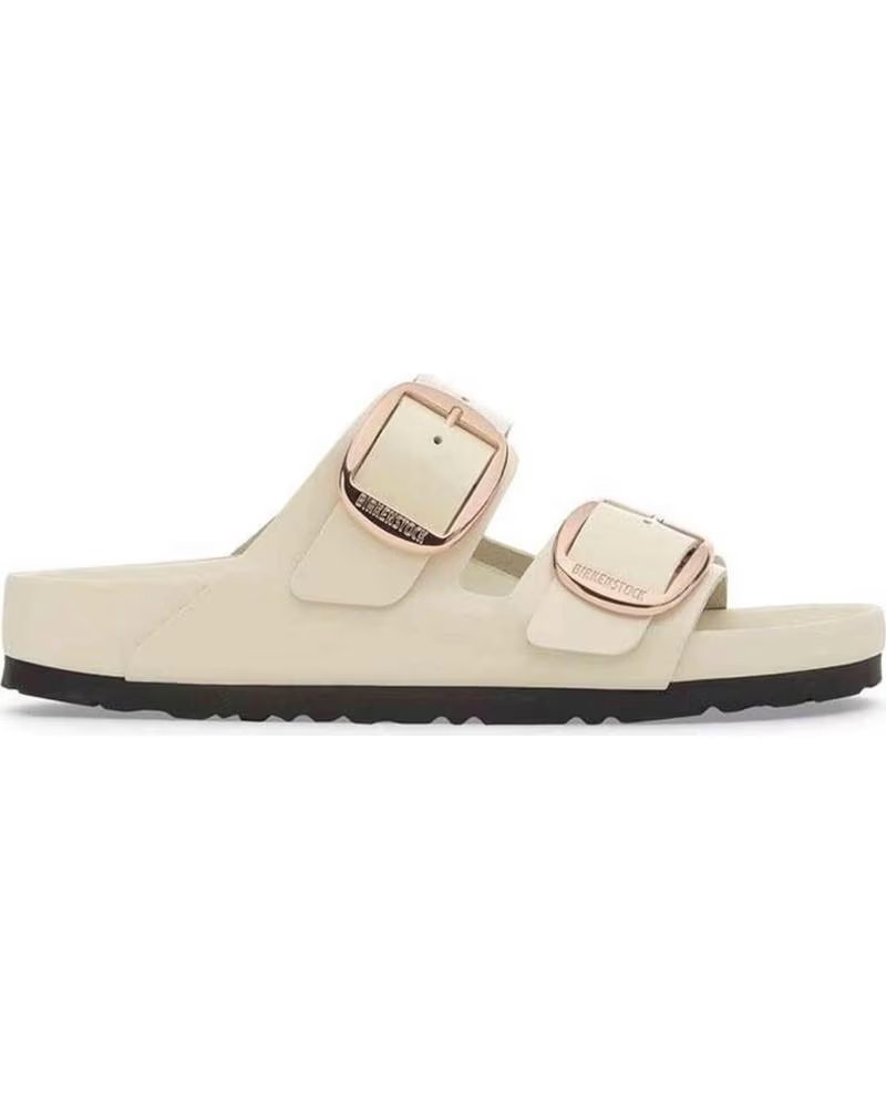 BIRKENSTOCK SANDALIAS ARIZONA BIG BUCKLE EN PIEL NATURAL ACHAROLADA BEIGE