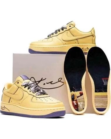 NIKE ZAPATILLAS AIR FORCE 1 LOW PROTRO X KOBE BRYANT EN AMARILLO PARA HOMBRE
