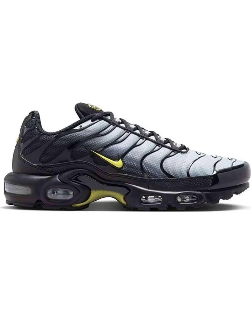 NIKE ZAPATILLAS AIR MAX PLUS WOLF GREY EN NEGRO PARA HOMBRE