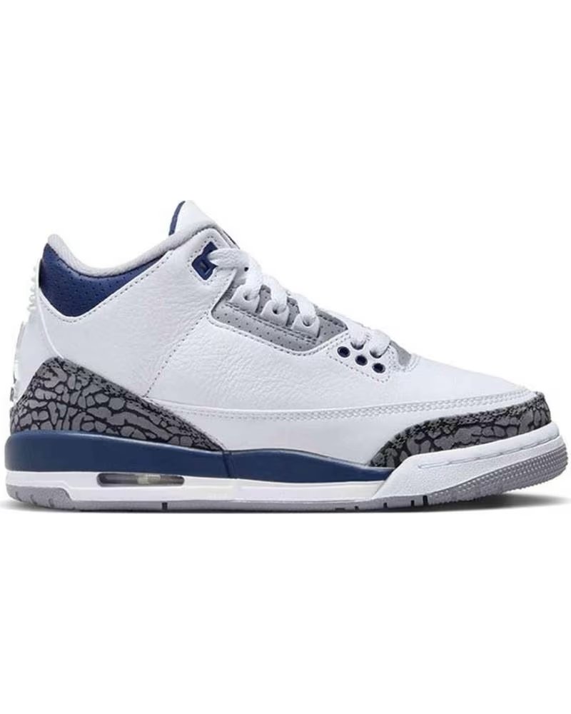 JORDAN ZAPATILLAS AIR 3 RETRO GS MIDNIGHT NAVY EN BLANCO PARA HOMBRE