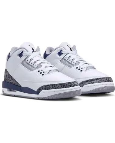 JORDAN ZAPATILLAS AIR 3 RETRO GS MIDNIGHT NAVY EN BLANCO PARA HOMBRE