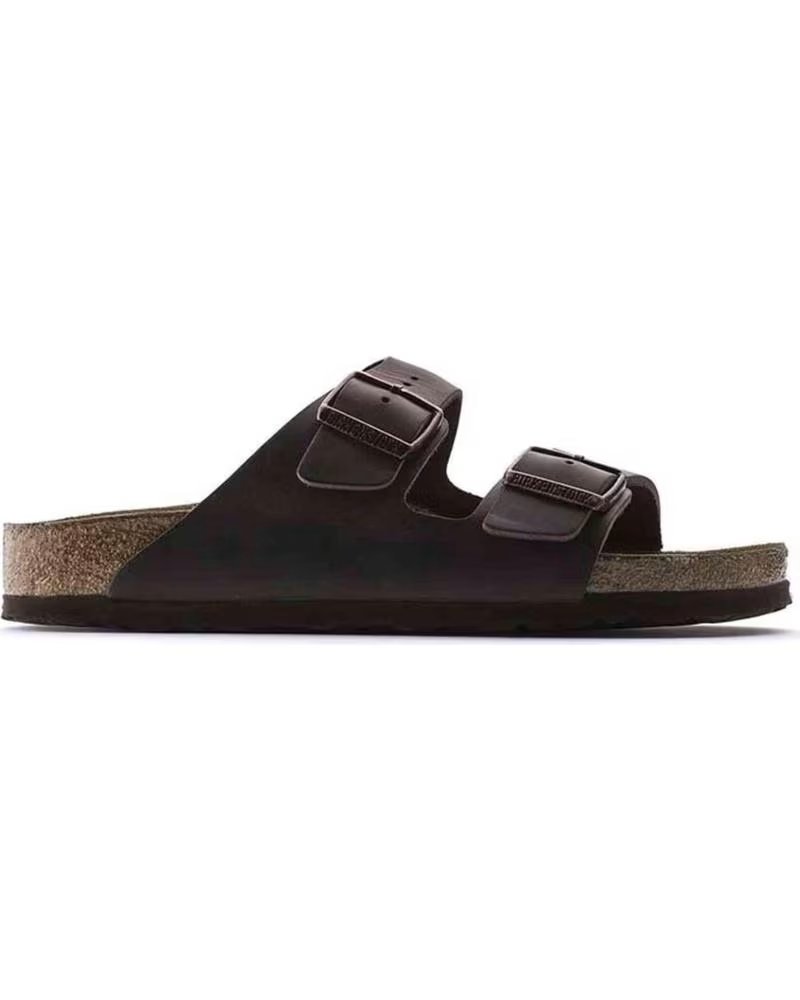 BIRKENSTOCK ARIZONA BS SOFT FOOTBED SANDALES MARRON UNISEXE