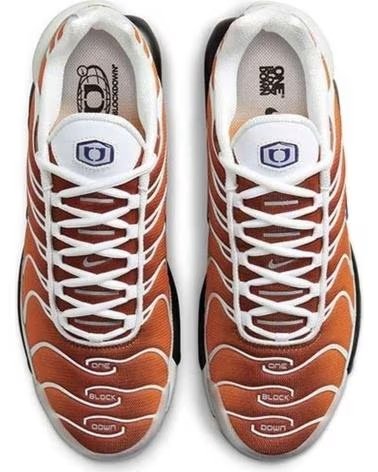 NIKE ZAPATILLAS AIR MAX PLUS ONE BLACK DOWN REVERSE EN NARANJA PARA HOMBRE