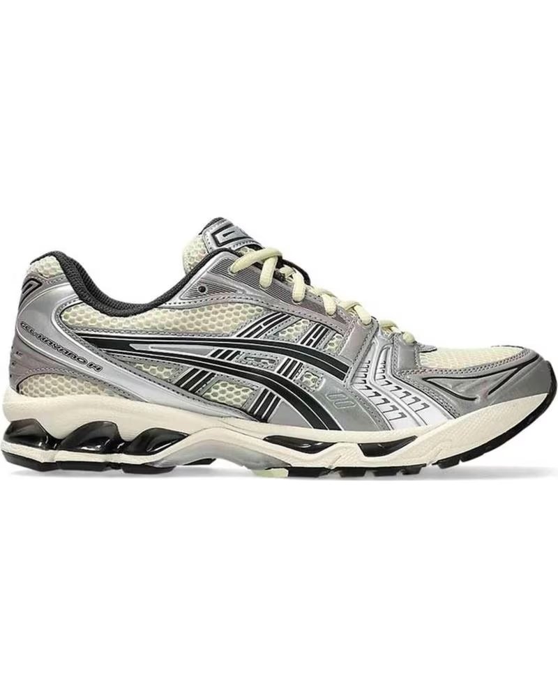 ASICS ZAPATILLAS GEL KAYANO 14 OYSTER WHITE EN PLATEADO PARA UNISEX