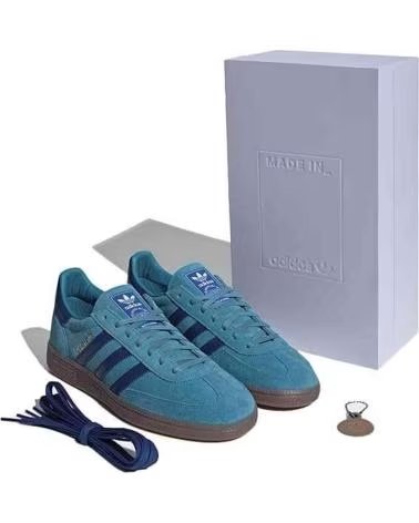 ADIDAS ZAPATILLAS HANDBALL SPEZIAL MADE IN GERMANY TACTILE STEEL EN AZUL PARA HOMBRE