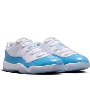 JORDAN Zapatillas Air 11 Retro Low University Blue en blanco para hombre