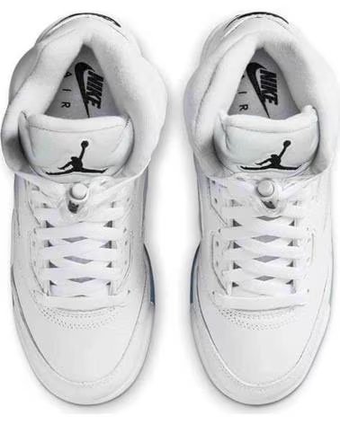 JORDAN ZAPATILLAS AIR 5 RETRO OG GS WHITE METALLIC