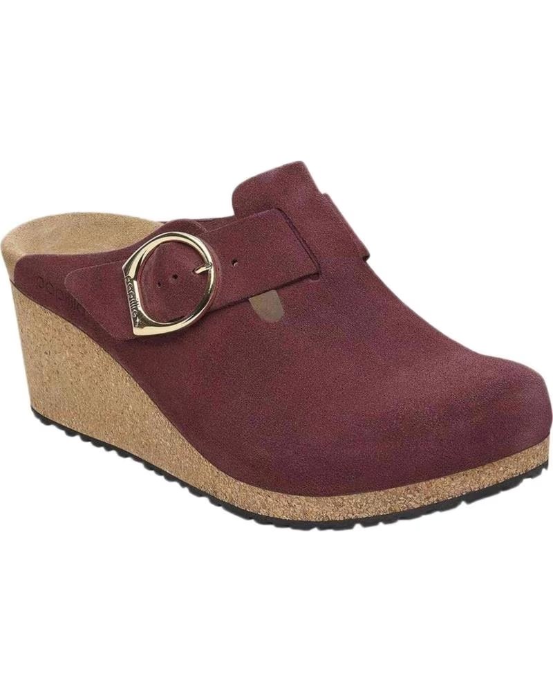 BIRKENSTOCK ZUECOS FANNY RING-BUCKLE EN MARRON PARA MUJER RED