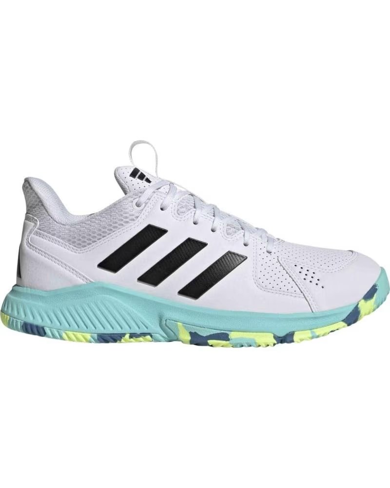 ADIDAS ZAPATILLAS DE BALONCESTO COURT FLIGHT EN BLANCO PARA MUJER FTWWHT-CBLACK-FLAAQU