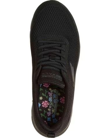 SKECHERS ZAPATILLAS GO WALK FLEX - CORA EN NEGRO PARA MUJER BLACK TRIM