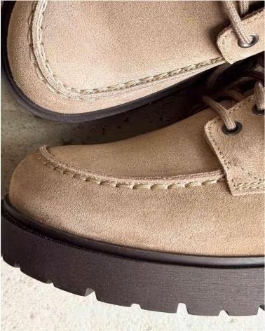 BIRKENSTOCK ZAPATOS DE CORDON 1031884 EN BEIGE PARA HOMBRE