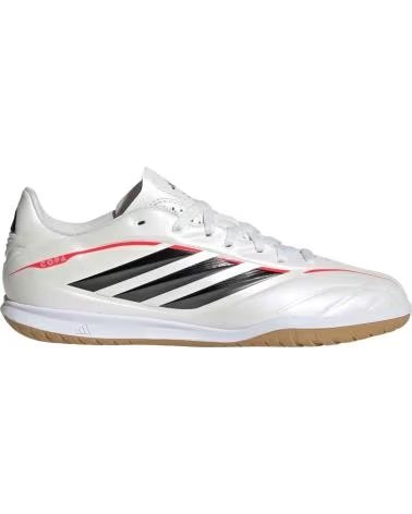 ADIDAS BOTAS DE FUTBOL SALA COPA PURE IV CLUB IN J EN BLANCO PARA NINOS UNISEX ZEROMT-CBLACK-LUCRED
