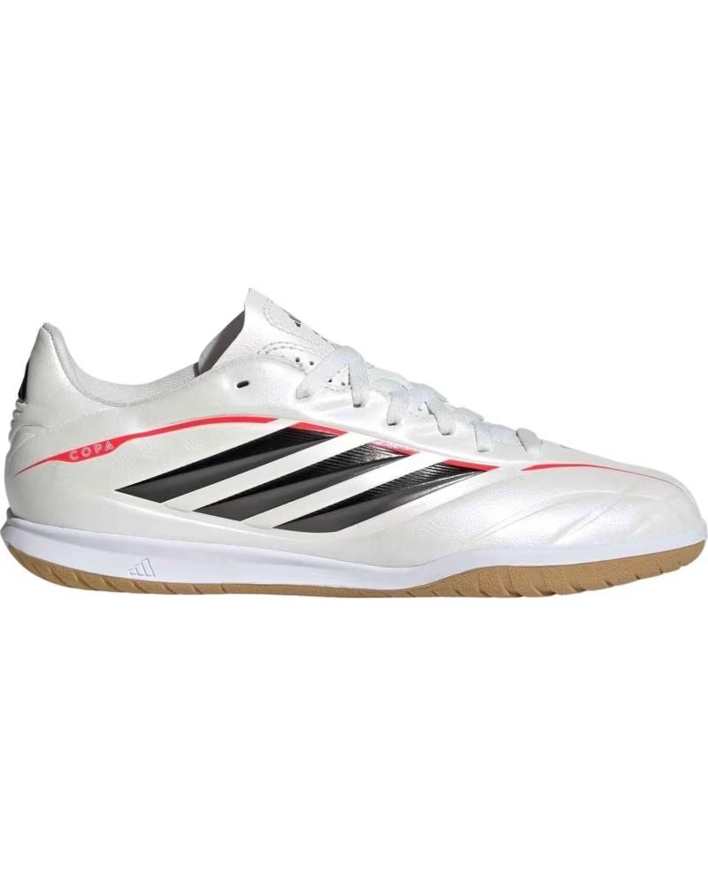 ADIDAS BOTAS DE FUTBOL SALA COPA PURE IV CLUB IN J EN BLANCO PARA NINOS UNISEX ZEROMT-CBLACK-LUCRED