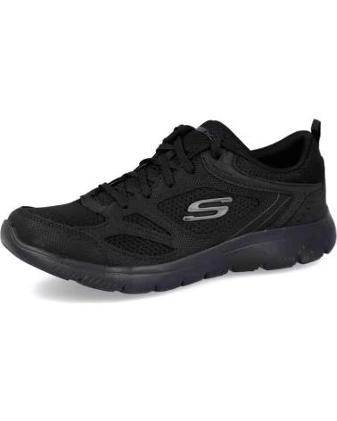 SKECHERS SCARPE DA RUNNING 070-098874 DONNA NEGRO