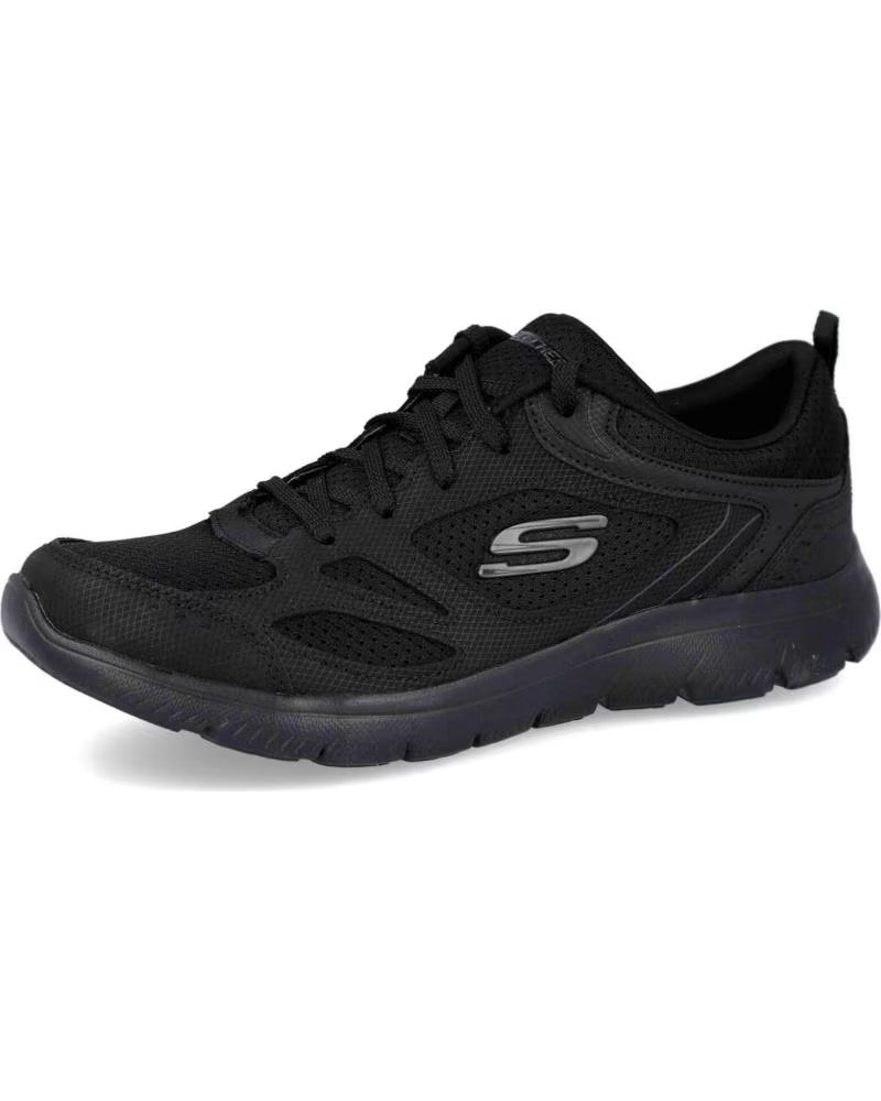 SKECHERS SCARPE DA RUNNING 070-098874 DONNA NEGRO