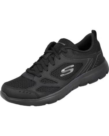 SKECHERS SCARPE DA RUNNING 070-098874 DONNA NEGRO