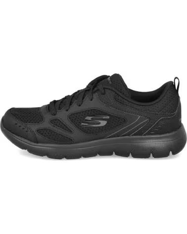 SKECHERS SCARPE DA RUNNING 070-098874 DONNA NEGRO