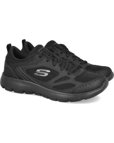 SKECHERS SCARPE DA RUNNING 070-098874 DONNA NEGRO