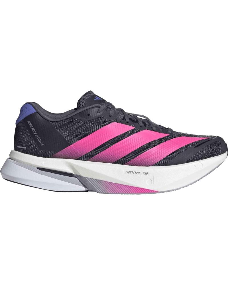 ADIDAS ZAPATILLAS DE RUNNING ZAPATILLAS ADIZERO BOSTON 13 NEGRO PURO ROSA MUJER EN PARA MUJER CBLACK-LUCPNK-COBBLU