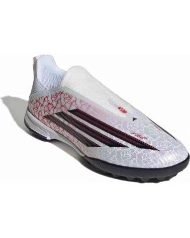 ADIDAS BOTAS DE FUTBOL KJ3779 EN BLANCO PARA NINOS UNISEX FTWWHT-CBLACK-LUCRED