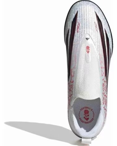 ADIDAS BOTAS DE FUTBOL KJ3779 EN BLANCO PARA NINOS UNISEX FTWWHT-CBLACK-LUCRED