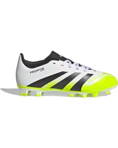 BOTAS DE FÚTBOL ADIDAS PREDATOR FG-MG JUNIOR FTWWHT-CBLACK-LUCLEM