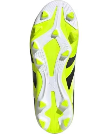 BOTAS DE FÚTBOL ADIDAS PREDATOR FG-MG JUNIOR FTWWHT-CBLACK-LUCLEM