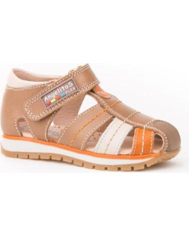Sandalias de Niño ANGELITOS SANDALIA PIEL 450 TAUPE