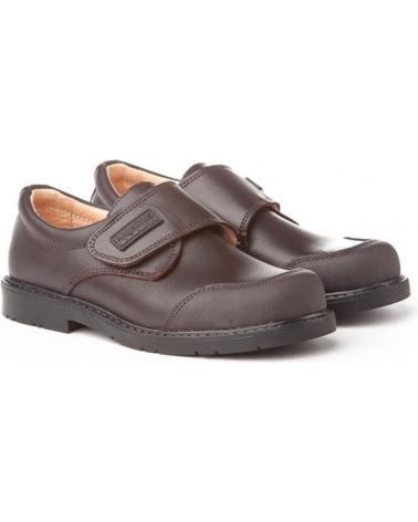 Zapatos de Niño ANGELITOS ESCOLAR PIEL 452 CHOCOLATE