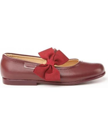 Schuhe für Mädchen ANGELITOS ZAPATO FRANCESITAS PIEL 519 BURDEOS