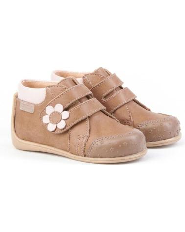Stiefel ANGELITOS  für Mädchen und Junge BOTITA NEO GATEO PIEL 611  TAUPE