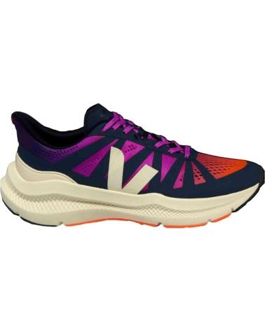 VEJA ZAPATILLAS DE RUNNING ZAPATILLAS CONDOR 3 ENGINEERED-MESH NEGRO ROSA EN MULTICOLOR PARA HOMBRE ROJO