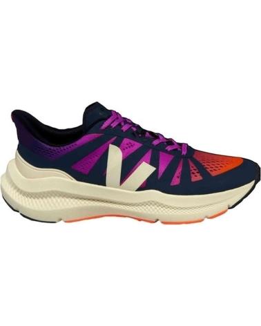 VEJA ZAPATILLAS DE RUNNING ZAPATILLAS CONDOR 3 ENGINEERED-MESH NEGRO ROSA EN MULTICOLOR PARA HOMBRE ROJO