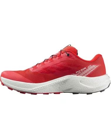 ZAPATILLAS DE RUNNING SALOMON PULSAR ROJAS PARA HOMBRE BLANCO