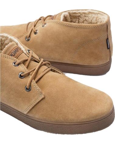 Zapatos de Hombre POMPEII BOTIN SERRAJE F BORREGO CAMEL